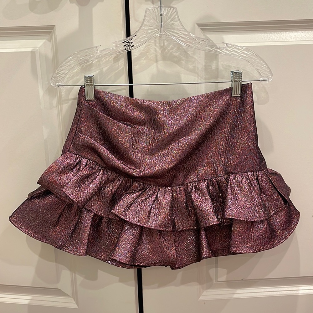 Zara ruffle skort
